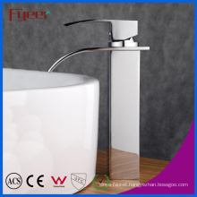 Fyeer High Body Simple Waterfall Wash Basin Faucet Water Mixer Tap